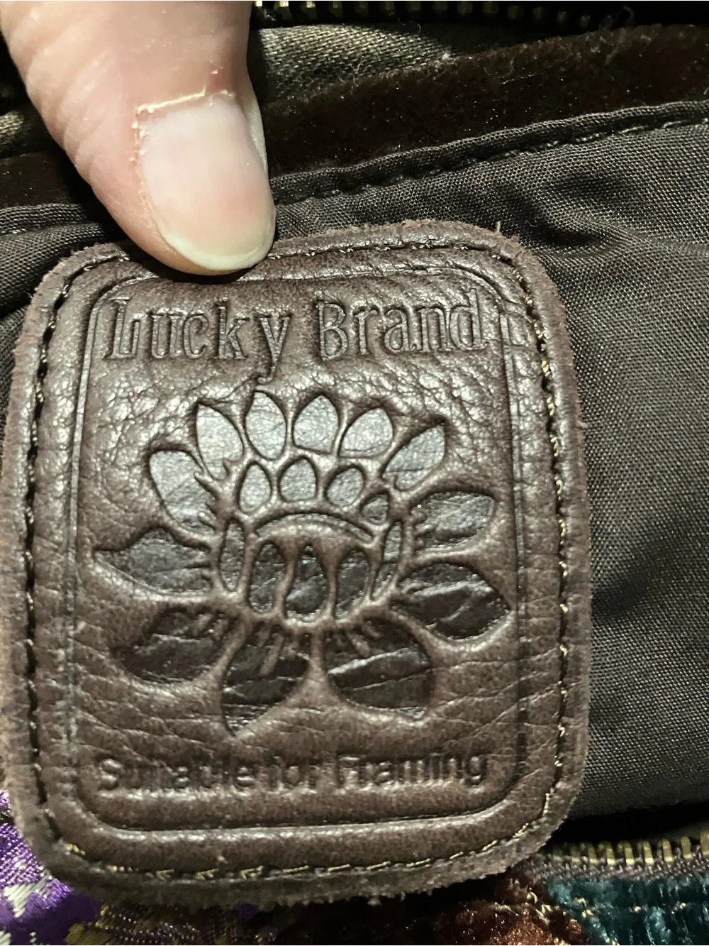 Lucky Brand Patchwork Hobo Purse - Picture 4 of 4